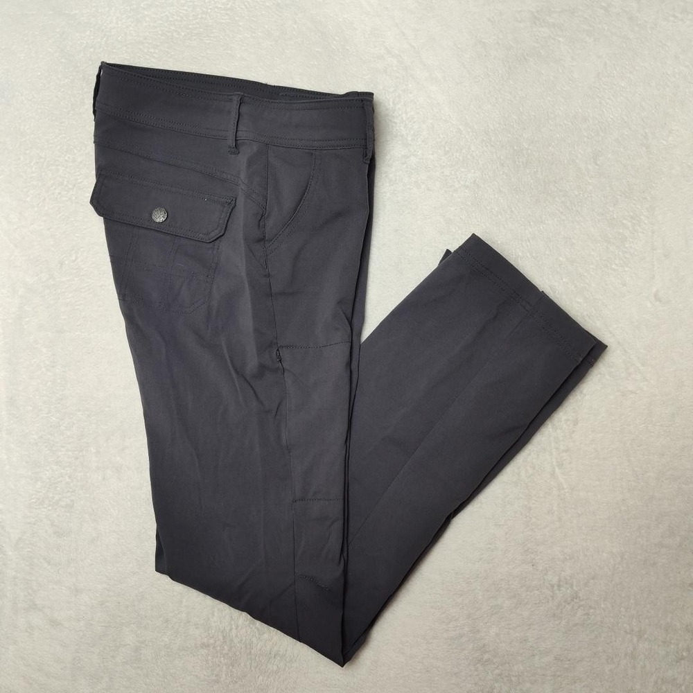 PrAna Pants Womens 6 Gray Halle Ankle Hiking Stretch Pockets Drawstring Outdoor